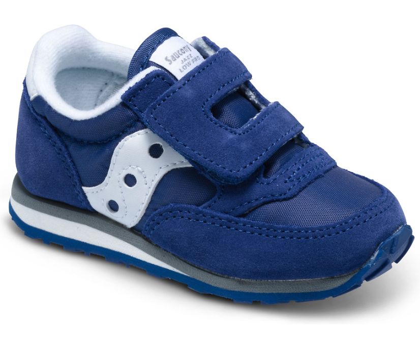 Saucony Baby Jazz Hook & Loop Kids\' Sneakers Navy / White | AU 706RVDW